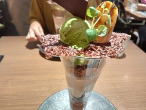 神楽坂茶寮 本店のChocolat抹茶パフェ