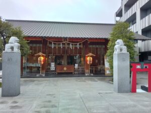 神楽坂近くの赤城神社