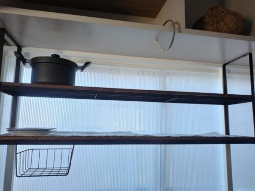 水きり棚もリメイクで可愛くなった