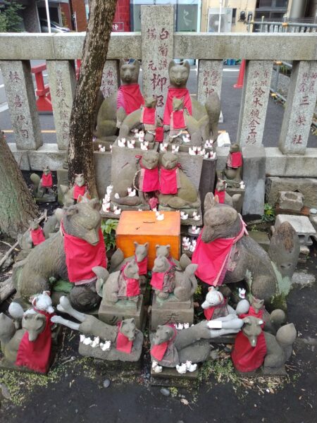 笠間稲荷神社のお狐様