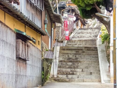 広島県尾道の階段