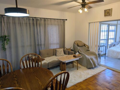 リビングの照明2つ